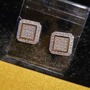 .40CTW VVSD Moissanite earrings in .925 sterling silver